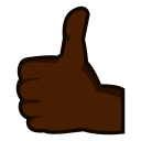 Reversed Thumbs Up Sign Bk Emojidex 絵文字デックス カスタム絵文字サービスとアプリ