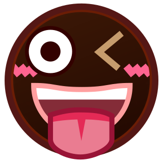 あっかんべー 黒 Emojidex Custom Emoji Service And Apps