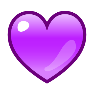 ハート 紫 Emojidex Custom Emoji Service And Apps