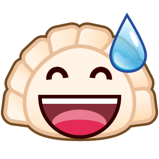 冷や汗 餃子 Emojidex Custom Emoji Service And Apps