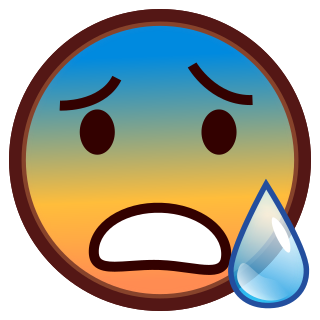 冷や汗2 Emojidex 絵文字デックス カスタム絵文字サービスとアプリ