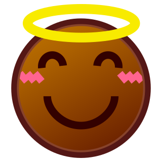 天使の笑顔 茶 Emojidex Custom Emoji Service And Apps