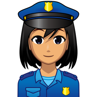 女性警察官 黄 Emojidex Custom Emoji Service And Apps