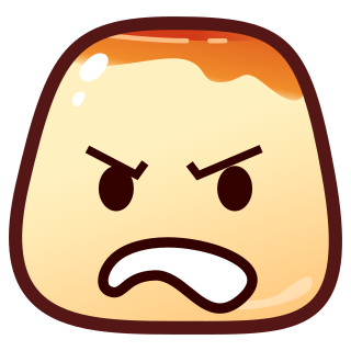 怒った顔 プリン Emojidex 絵文字デックス カスタム絵文字サービスとアプリ