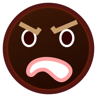怒った顔 黒 Emojidex Custom Emoji Service And Apps