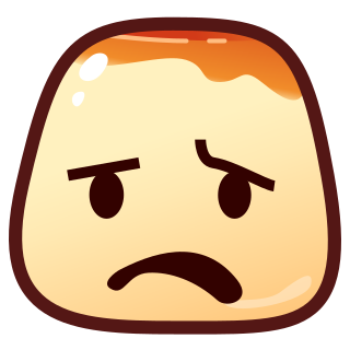 悲しい顔 プリン Emojidex カスタム絵文字サービスとアプリ