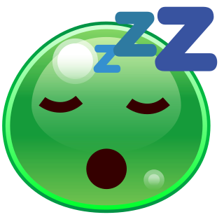眠い スライム Emojidex 絵文字デックス カスタム絵文字サービスとアプリ