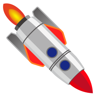 Downward Right Rocket Emojidex カスタム絵文字サービスとアプリ