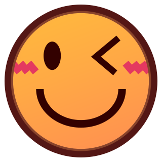 wechat emoji wink